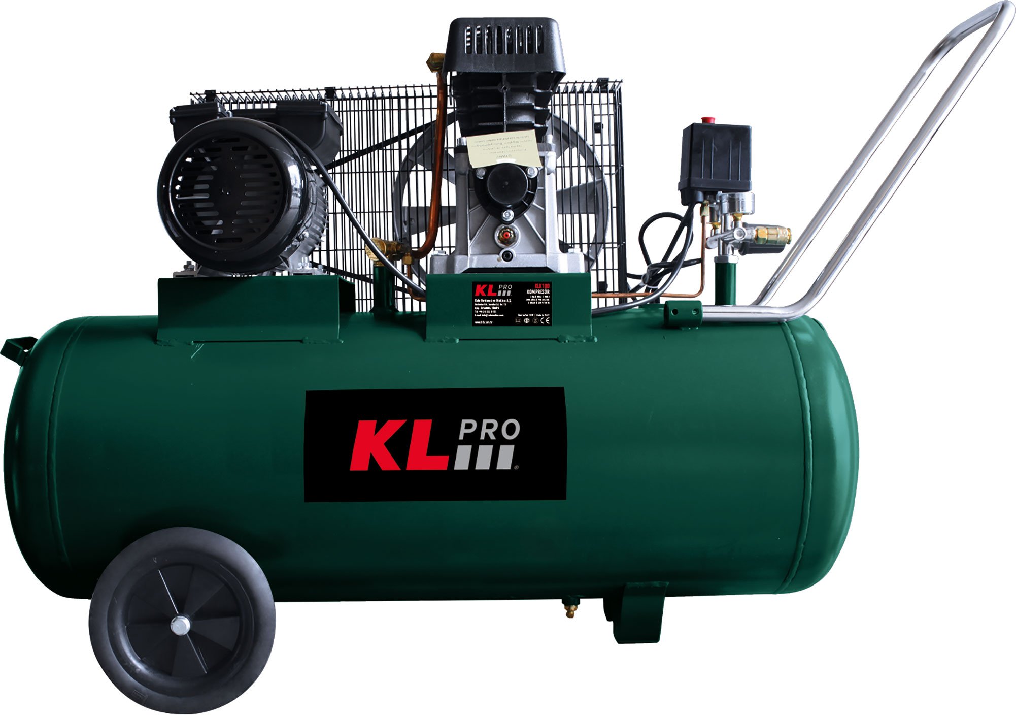 KLPRO KLK100 3HP 100Lt 8Bar Hava Kompresörü