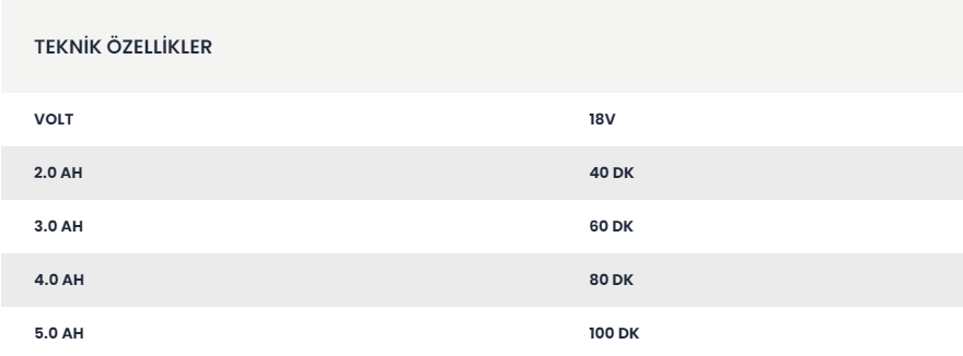 Rtrmax RTX1809 18V Hızlı Şarj Aleti