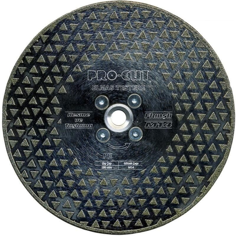 Procut 50954 115mm DTF Serisi M14 Flanşlı Elmas Testere 