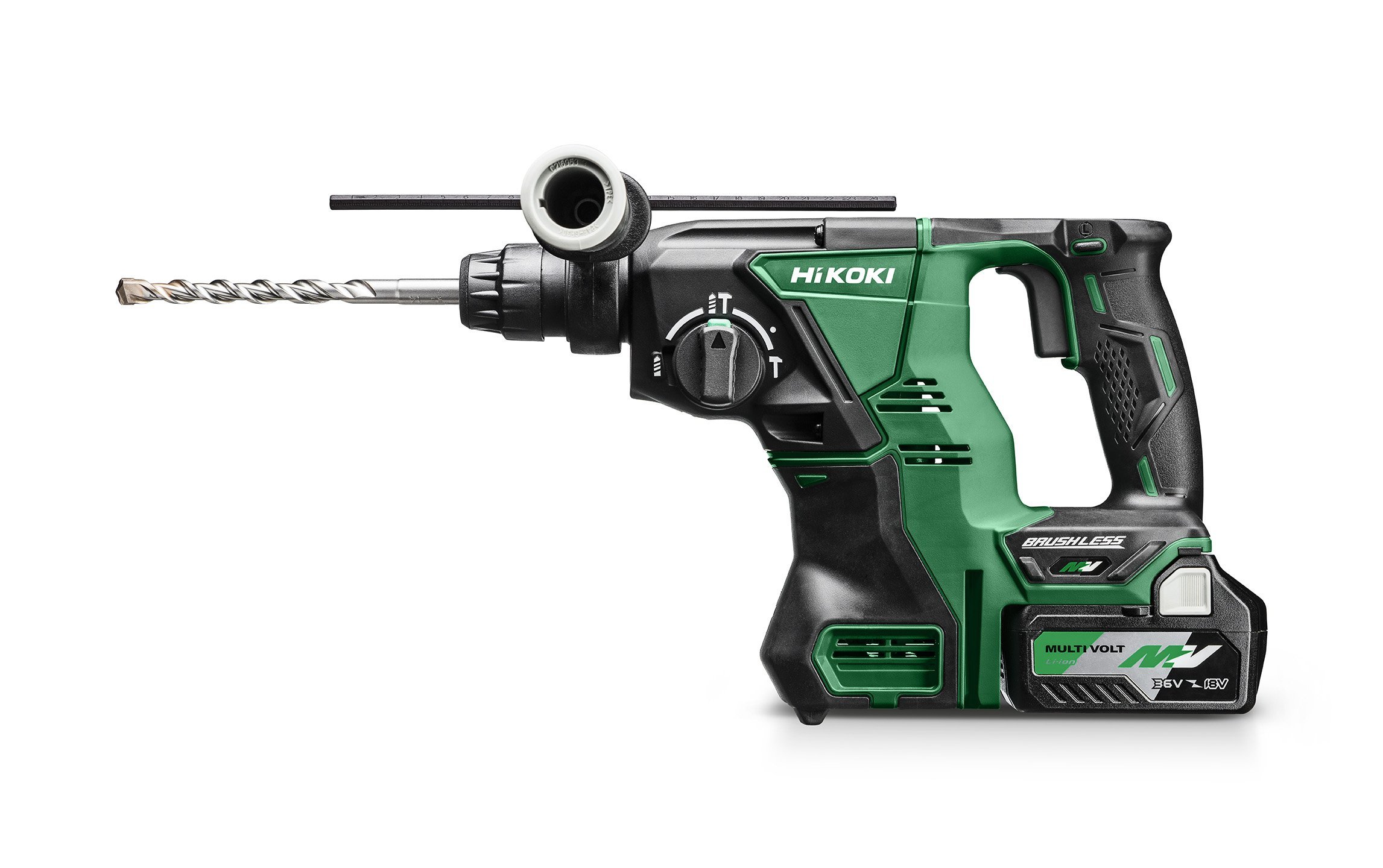 Hitachi DH36DBL 36Volt/2.6Ah Li-ion Kömürsüz Profesyonel Şarjlı SDS-Plus Kırıcı Delici Matkap