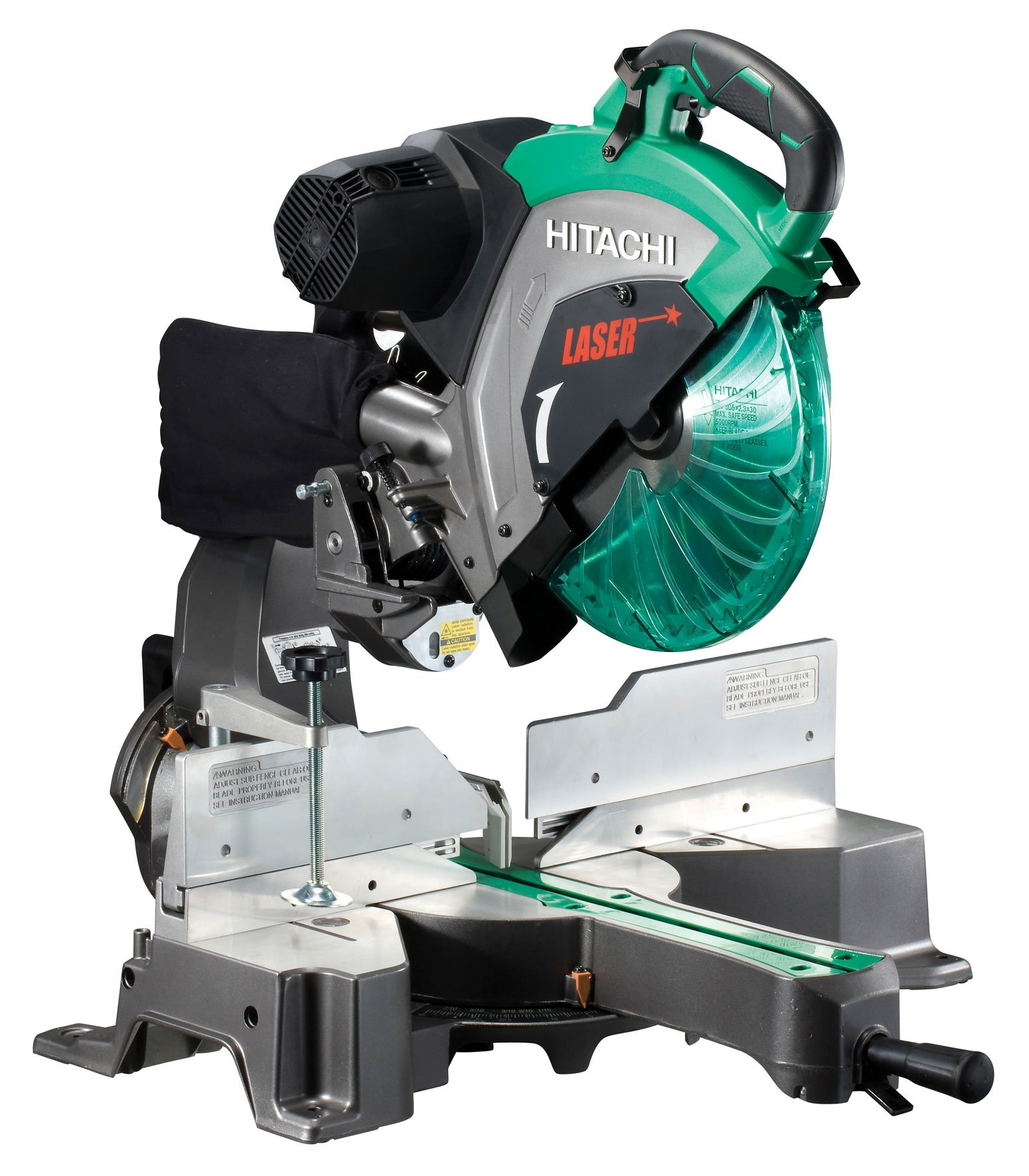 Hitachi C12RSH2 1520Watt 305mm Profesyonel Sağ/Sol Zıvanalı ve Raylı Gönye Testere