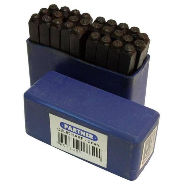 Partner PT21216 6mm Çelik Harf Takımı