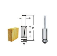 Makita D-47737 Rulmanlı Kenar Alma Freze Bıçağı (Çift Bıçak) 12.7mm
