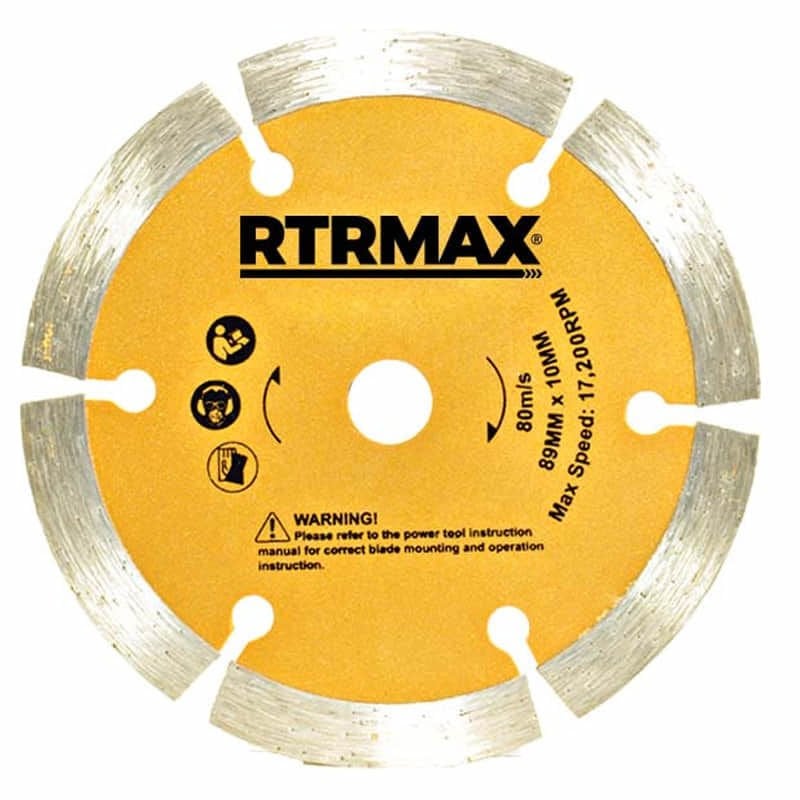 RTRMAX RRA089 RTM110 için 89mm Soketli Elmas Testere