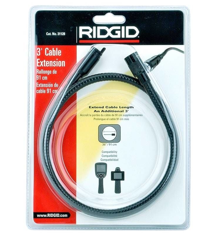 RIDGID 31128 Micro CA300 Dijital Gözlem Kamera 90 cm Kablo Uzatması