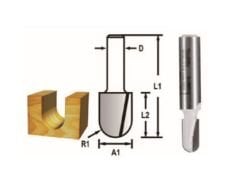 Makita D-48022 Dalma Yarım Ay Kanal Freze Bıçağı (Çift Bıçak)
