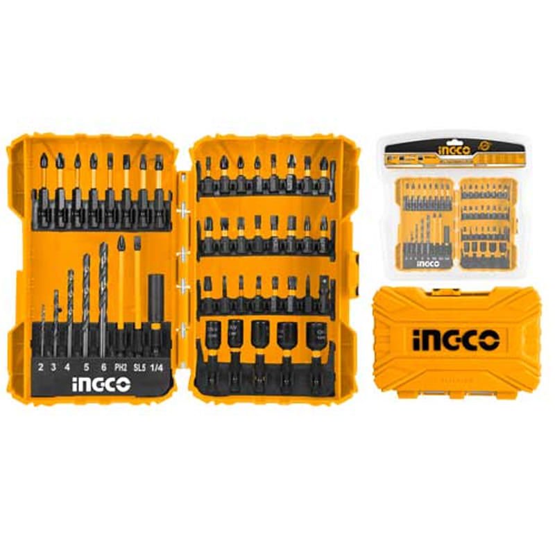 Ingco AKDL24502 Endüstriyel 45'li Darbeli Matkap Ucu ve Vida Seti