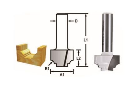 Makita D-48240 Klasik Dalma Kesme Freze Bıçağı (Çift Bıçak)