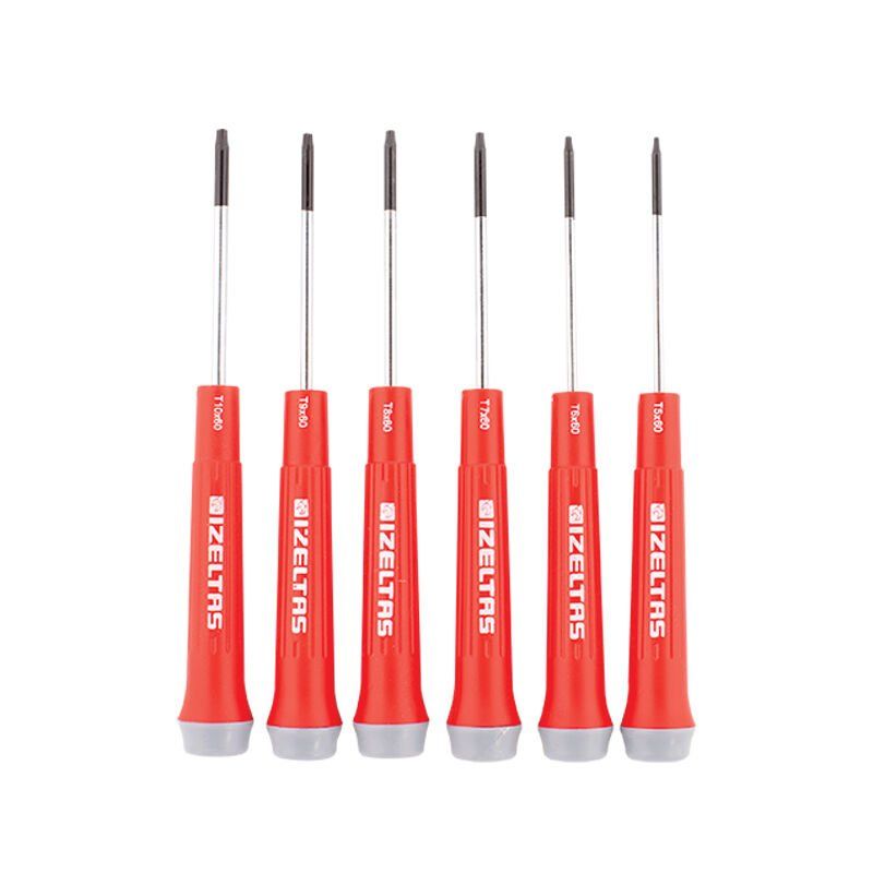 İzeltaş 4530001006 6 Parça Klemens Elektronikçi Tip Torx Uçlu Tornavida
