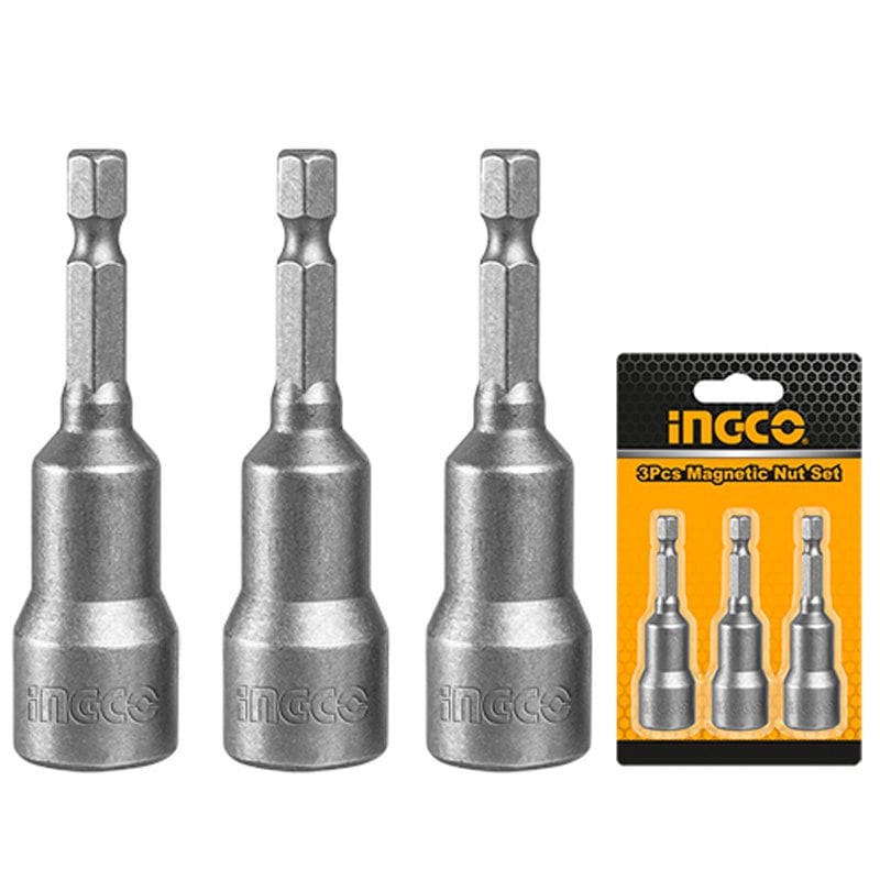 Ingco AMN1331 3'lü 13mm Manyetik Somun Adaptörü Seti