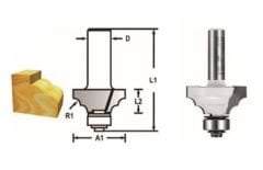 Makita D-48577 Çift Yuvarlak Profil Freze Bıçağı (Çift Bıçak)