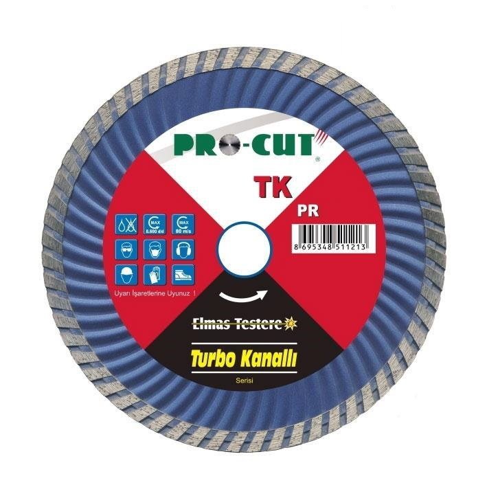Procut PR51117 115 TK 115mm (TK) Turbo Kanallı Elmas Testere