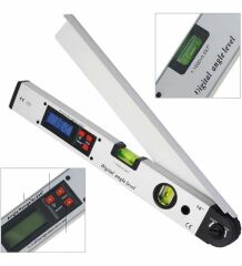 BTS 12471 2 Sulu Dijital Açı Ölçerli 16'' 400 mm Su Terazisi