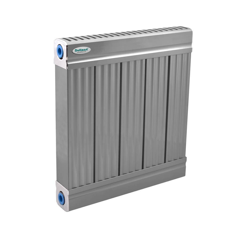 Duffmart Premio Alüminyum Radyatör Yükseklik:40 cm Mat Gri-7037 - 8 Dilim 57 cm