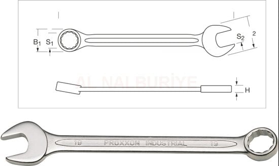 Proxxon 23906 6mm İnce Kombine Anahtar