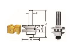 Makita D-48882 Rulmanlı Rustik Çerçeve Kapak Freze Bıçağı (Çift Bıçak)