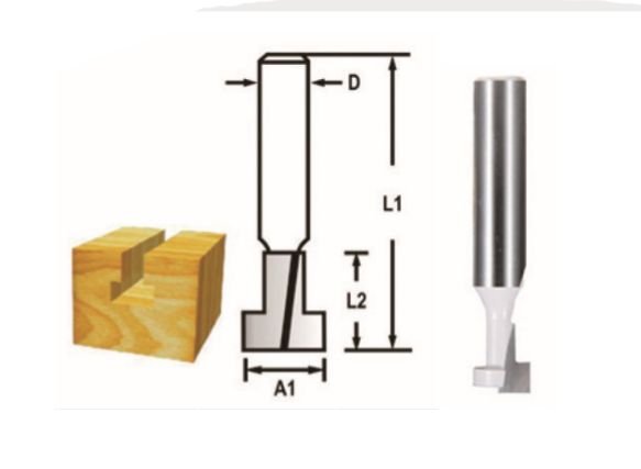 Makita D-48907 Fitil Freze Bıçağı (Çift Bıçak)
