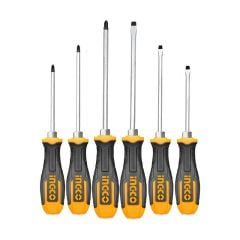 Ingco HSGT680608 Endüstriyel 6'lı Darbeli Tornavida Seti