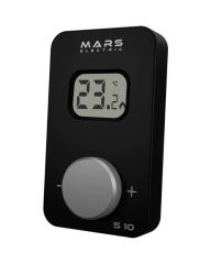 Mars S10 Kablosuz Dijital Oda Termostatı Siyah