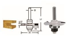 Makita D-48991 Yiv Açma Freze Bıçağı - Üç Kanatlı (Üç Bıçak)