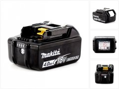 Makita 197265-4 BL1840B Model 18 Volt 4.0Ah Güç Sürgülü Güç Göstergeli Yedek Akü