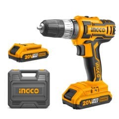 Ingco CIDLI200215 10mm 20 V 2.0Ah Li-ion Çift Akülü Darbeli Matkap