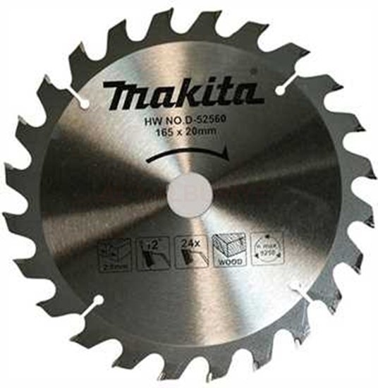 Makita D-52560 Ahşap için Elmas Daire Testere 165x20mm 24 Diş
