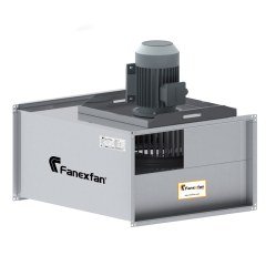 Fanexfan FHDK-SK-220 Harici Motorlu Öne Eğimli Sık Kanatlı Dikdörtgen Kanal Fanı Monofaze