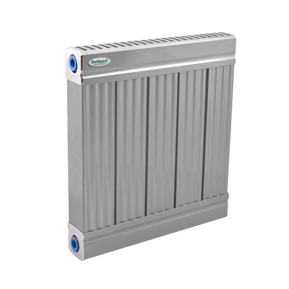 Duffmart Premio Alüminyum Radyatör Yükseklik:40 cm Açık Gri-9006 - 7 Dilim 49 cm