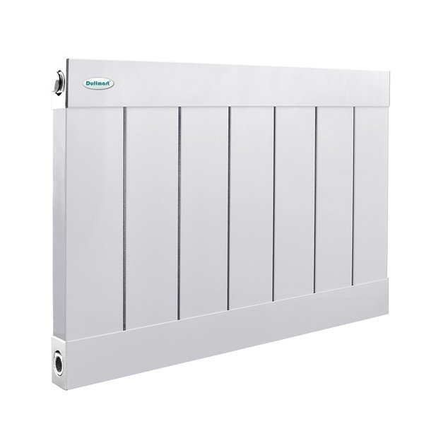 Duffmart Therma Alüminyum Radyatör Yükseklik:150 cm Krom-7152 - 7 Dilim 59 CM