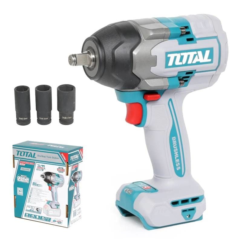 Total TIWLI20851 Solo Darbeli Akülü Somun Sıkma Sökme 1000 Nm