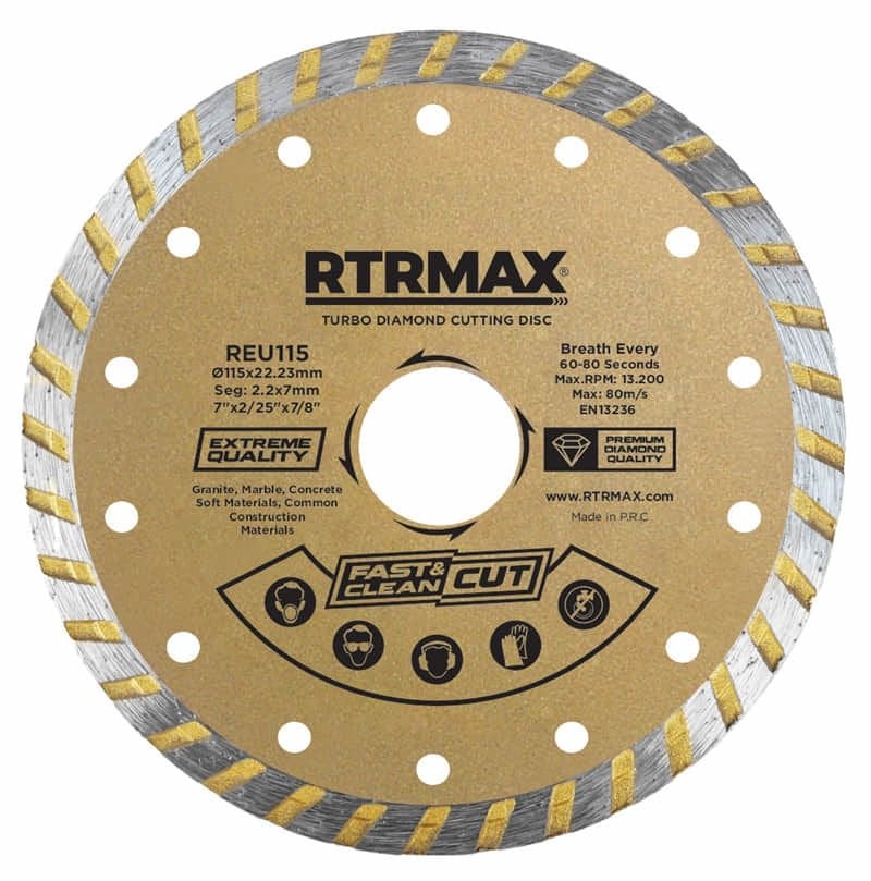 RTRMAX REU115 115mm Turbo Elmas Testere