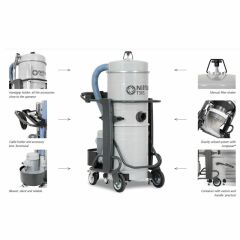 Nilfisk T30S L100 Endüstriyel Islak ve Kuru Vakum Süpürge Makinesi