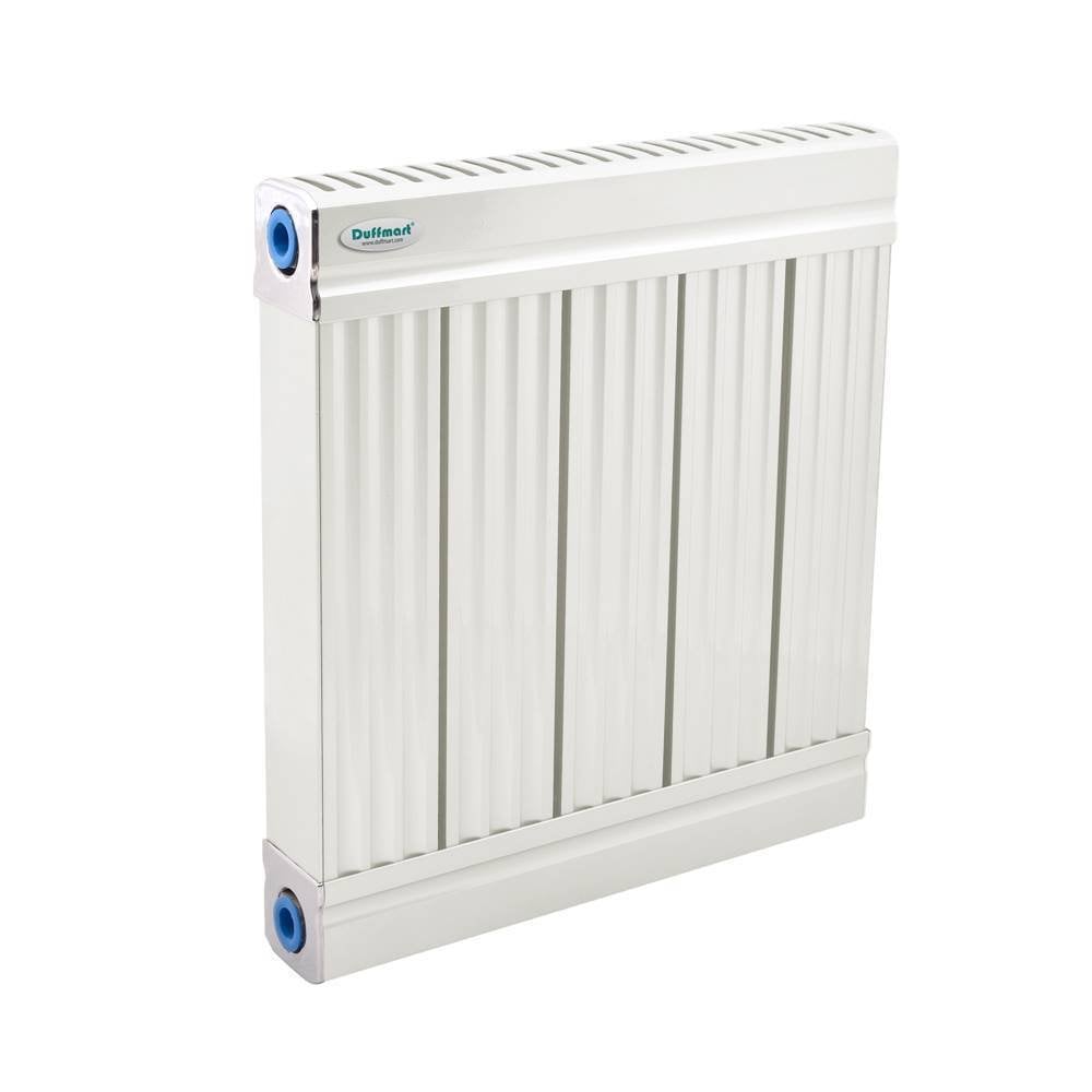 Duffmart Premio Alüminyum Radyatör Yükseklik:40 cm Buz Beyaz-9016 - 6 Dilim 42 cm