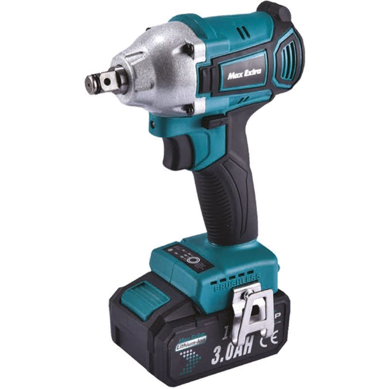 Max Extra MXP6833 Akülü Kömürsüz 18V 3.0Ah 1/2'' Somun Sıkma Sökme Makinesi