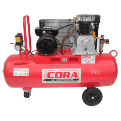 Cora 2Hp 100L Monofaze Yağlı Kompresör