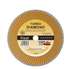 WERT 2712-115 Turbo Kanallı Elmas Testere (115mm)