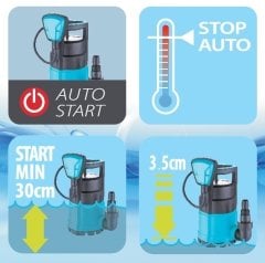 Duffmart FSP250C Temiz Su Dalgıç Pompası