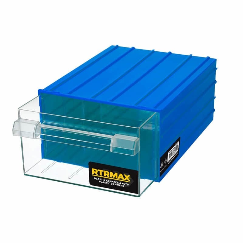 RTRMAX RCMK55 MK-55 Plastik Çekmeceli Mavi Kutu