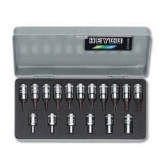 Heyco 17 Parça 1/4'' Lokmalı Torks Takımı