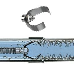 Ridgid 98060 T-150-2 Köpek Balığı Diş Kesici Ucu 4'' (110 mm) Bıçak Yüzü