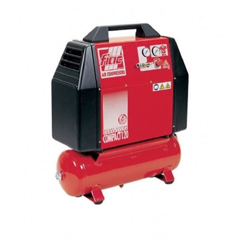 Fiac 120R 7 Bar 1 HP 24Lt. Yağsız Sessiz Compact Hava Kompresörü