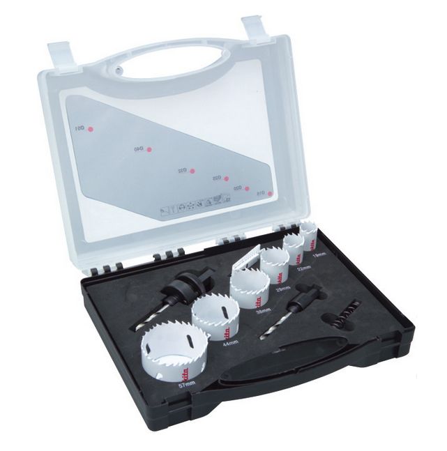 Makita D-16938 Bi-Metal Tesisatçı Delik Testere Seti 19-57mm 9 Parça