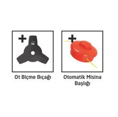 DBK BC 520 TKS Benzinli Sırt Tipi Tırpan