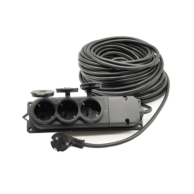 Topart TA01557 20Mt 3*1,5mm 3'lü Grup Priz
