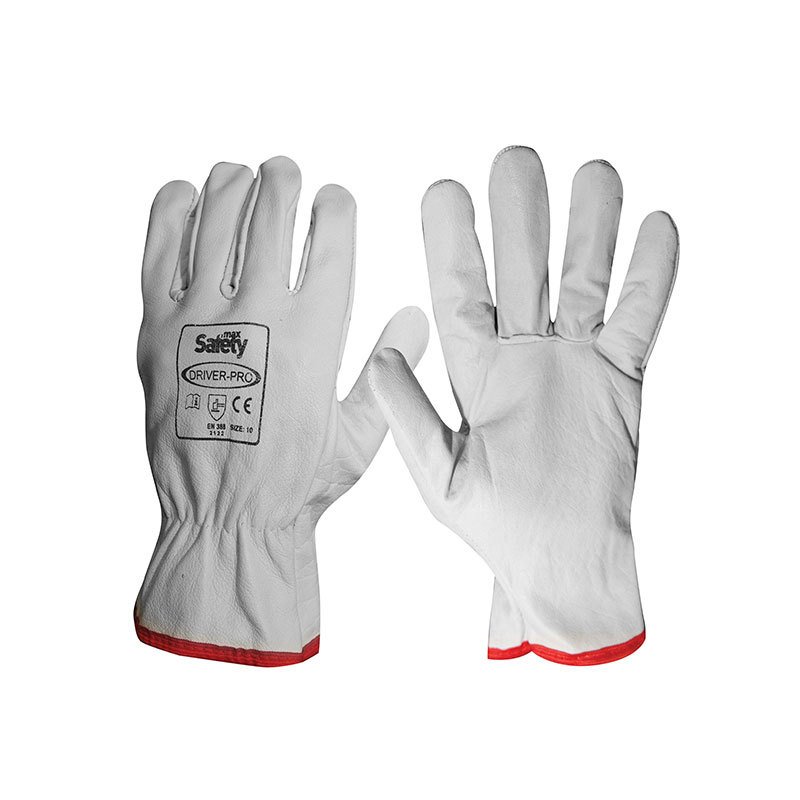 MaxSafety DRIVER-PRO Deri Sürücü Eldiveni 120 Çift