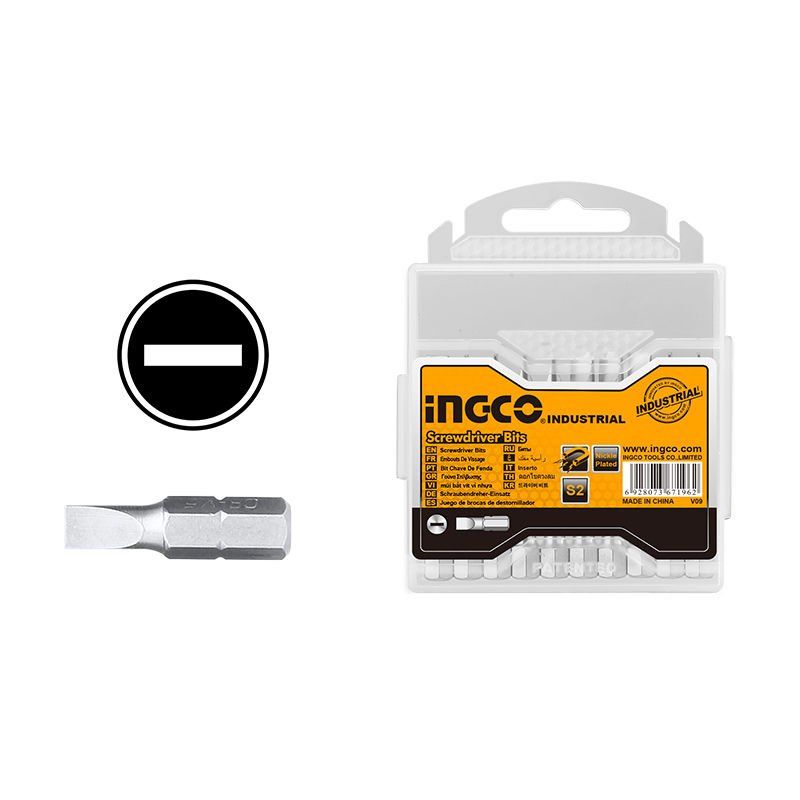 Ingco SDB11SL213 20'li 25mm Düz Bits Uç Seti