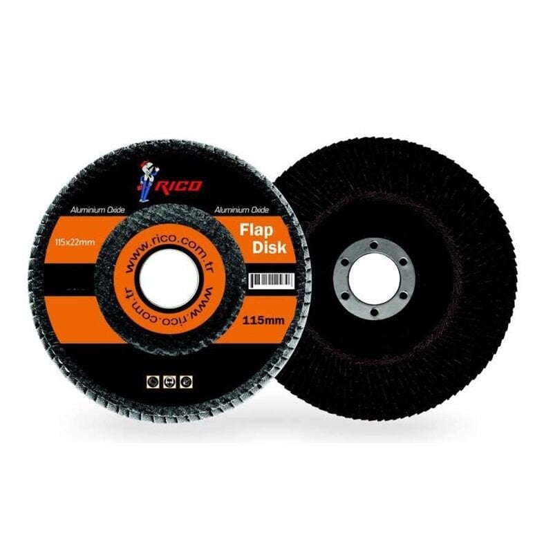 Rico 024-KK3001 115mm 40 Kum 10 Adet Flap Disk Zımpara
