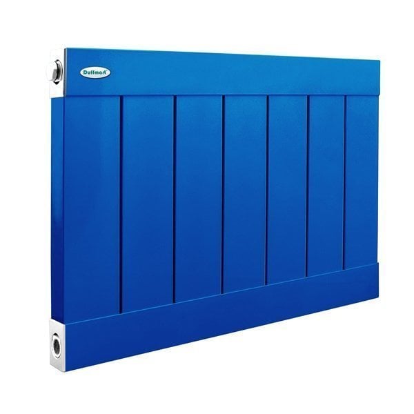 Duffmart Therma Alüminyum Radyatör Yükseklik:60 cm Mavi-5005 - 6 Dilim 51 CM