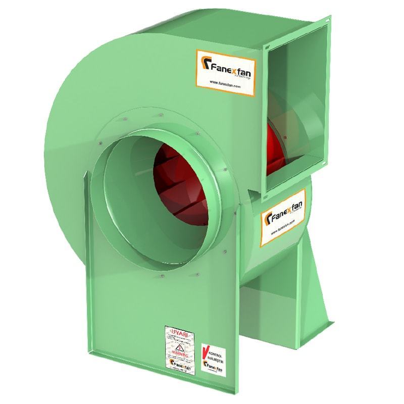 Fanexfan FGS-5,5 Geriye Eğik Alçak Basınçlı Konikli Salyangoz Fan Trifaze